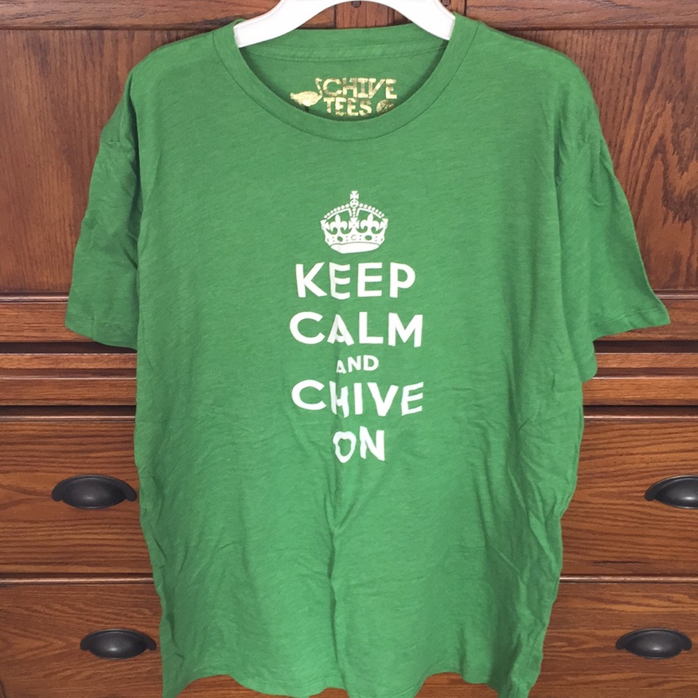 Men’s “Keep Calm and Chive On” T-shirt